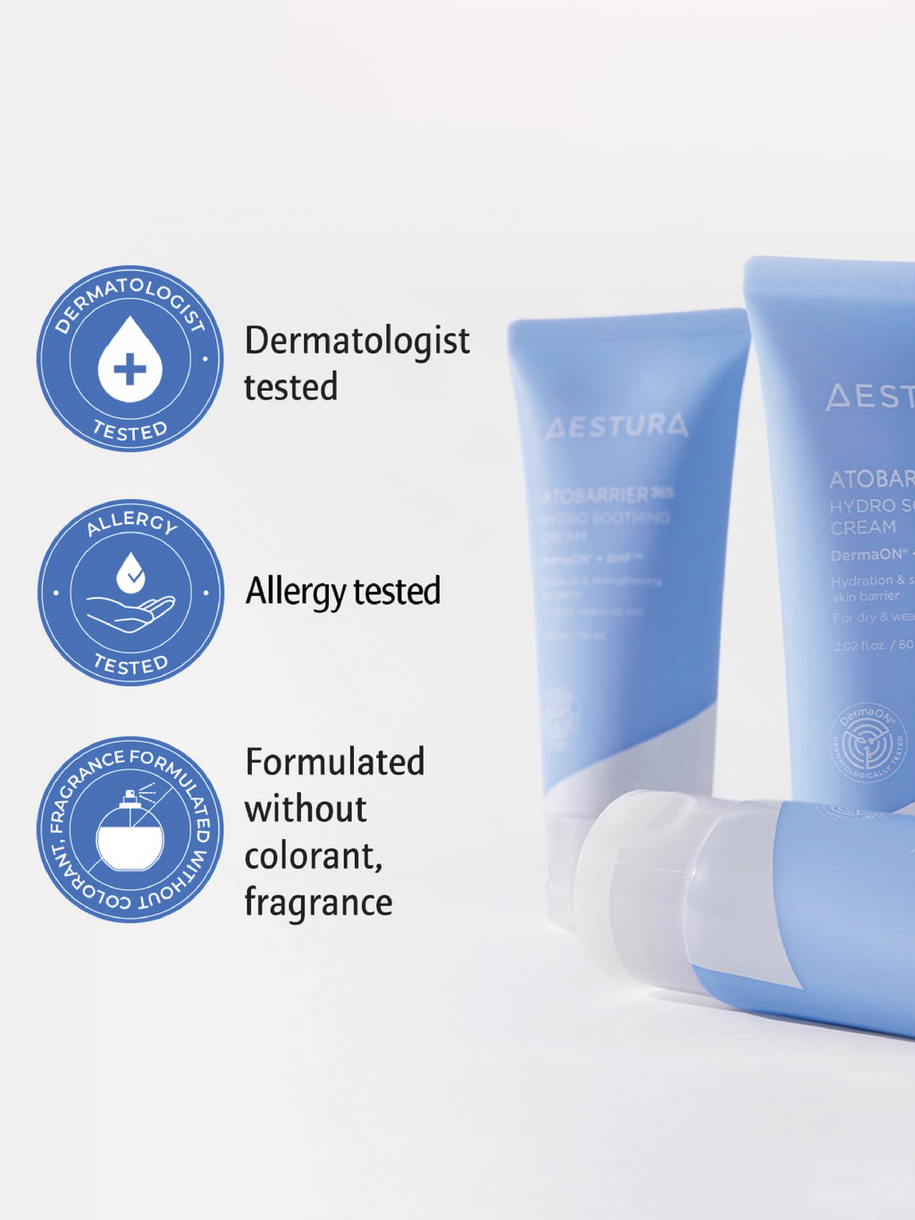 Crème Hydro Apaisante Atobarrier 365 AESTURA 60 ml