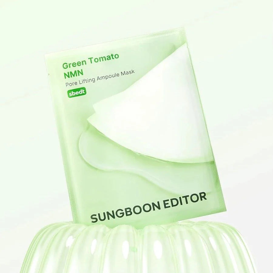 SUNGBOON EDITOR Green Tomato NMN Pore Lifting Ampoule Mask