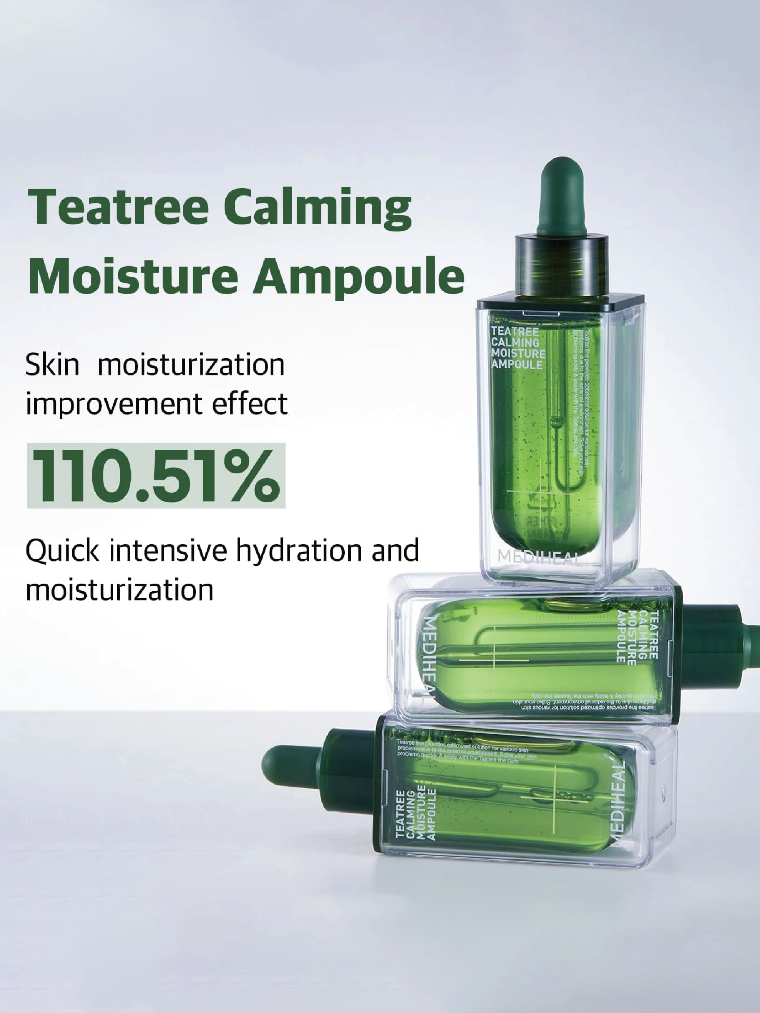 MEDIHEAL Ampoule Apaisante Hydratante au Théier