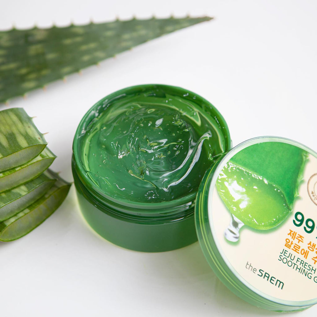 THE SAEM Jeju Fresh Soothing Aloe Gel 99%