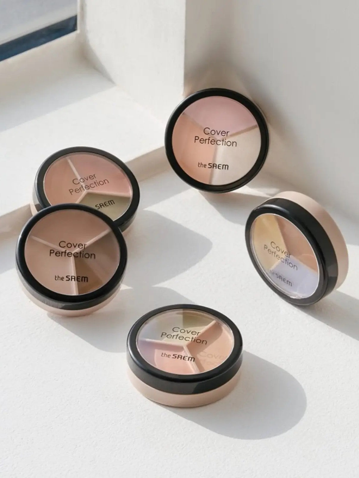 THE SAEM Cover Perfection Triple Pot Concealer (4 Color)