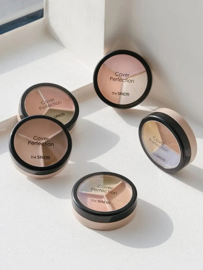 THE SAEM Cover Perfection Triple Pot Concealer (4 Color)