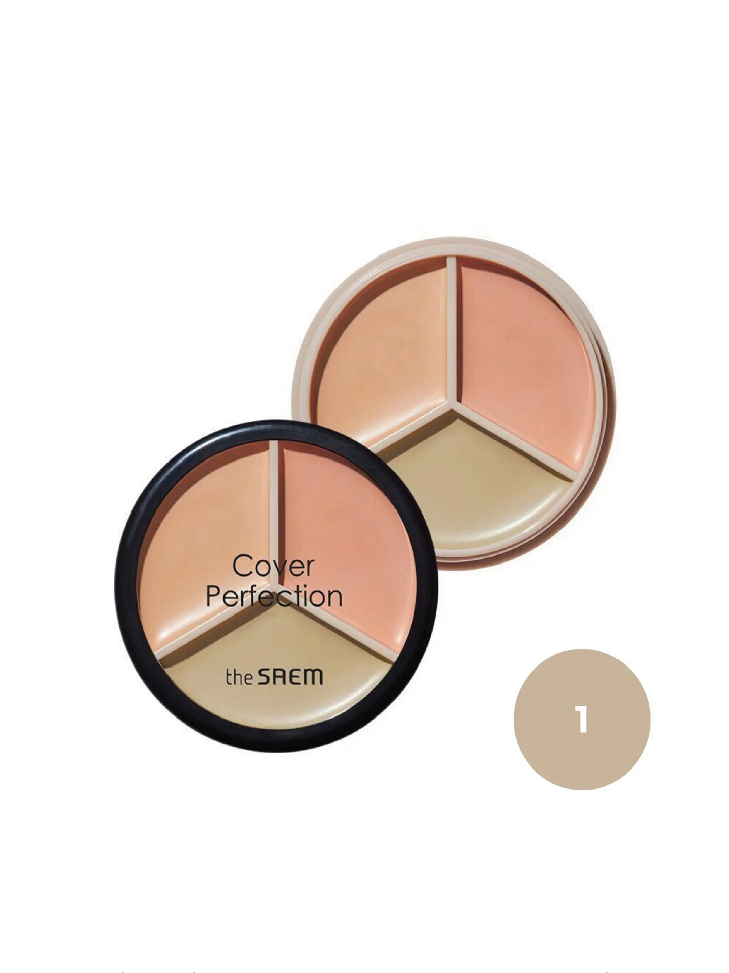 THE SAEM Cover Perfection Triple Pot Concealer (4 Color)