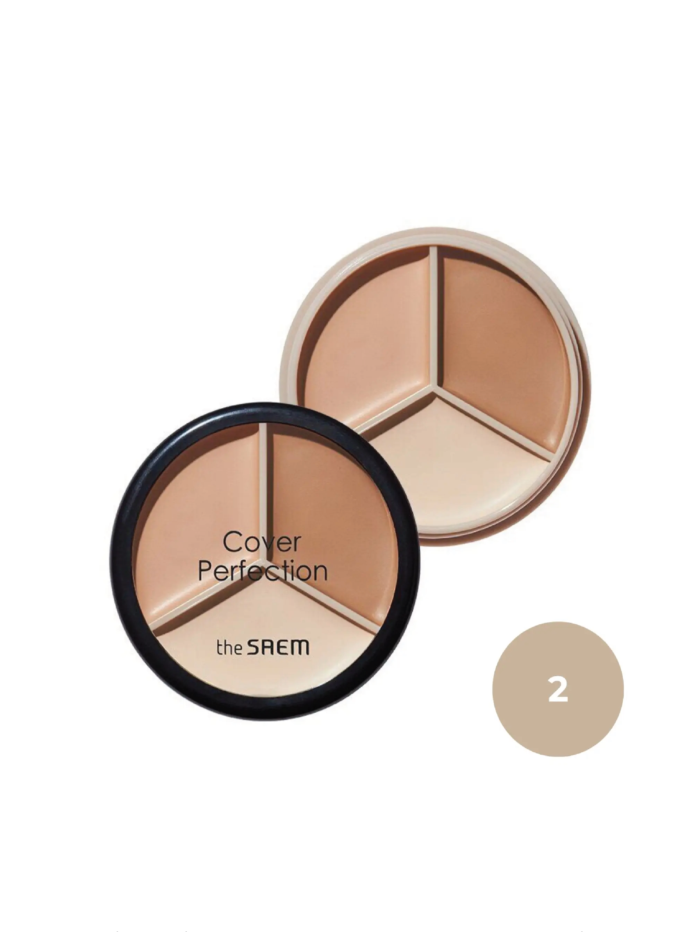 THE SAEM Cover Perfection Triple Pot Concealer (4 Couleurs)