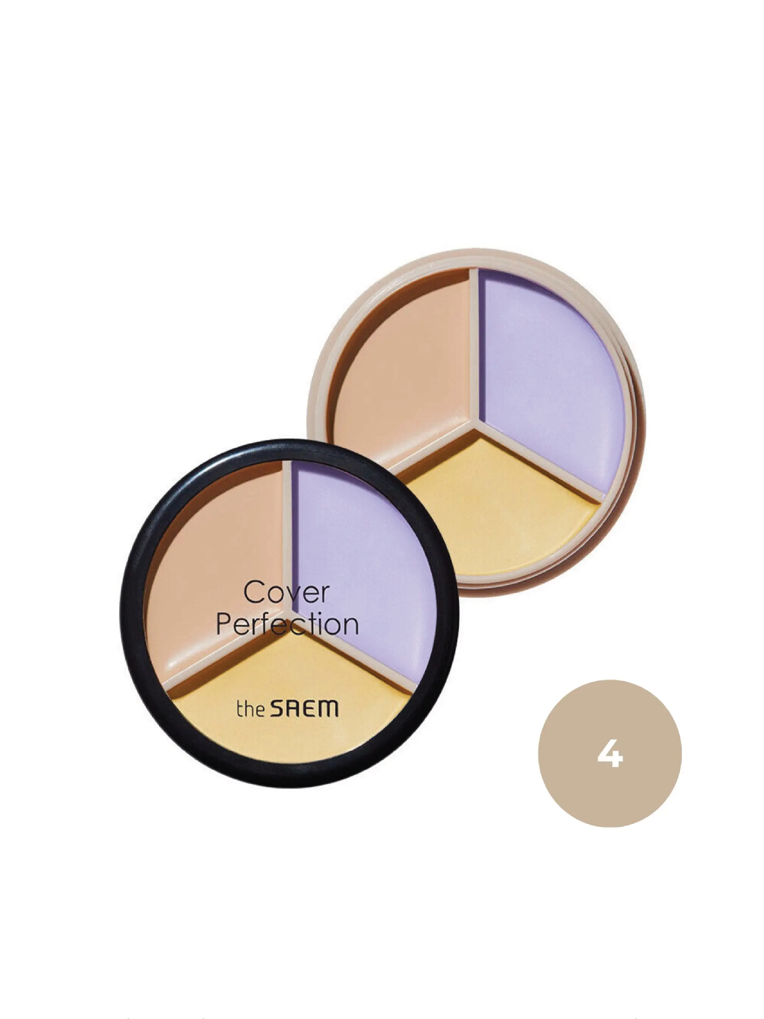 THE SAEM Cover Perfection Triple Pot Concealer (4 Couleurs)