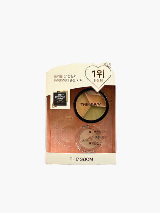 THE SAEM Cover Perfection Triple Pot Concealer Set