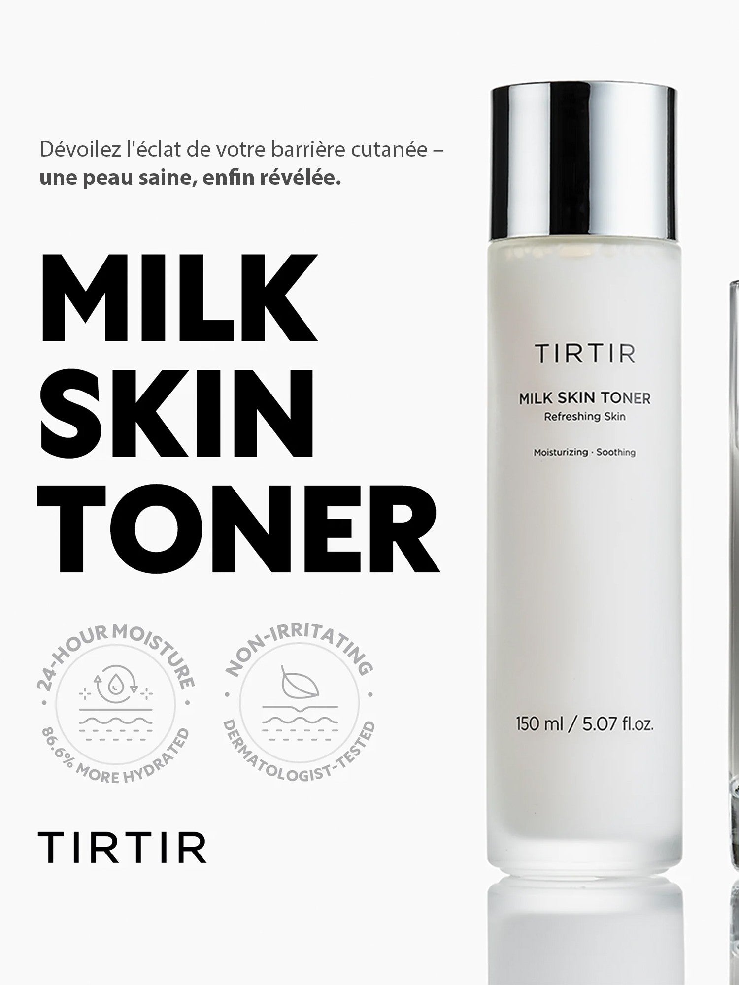 TIRTIR Lait Tonique Peau 150ml