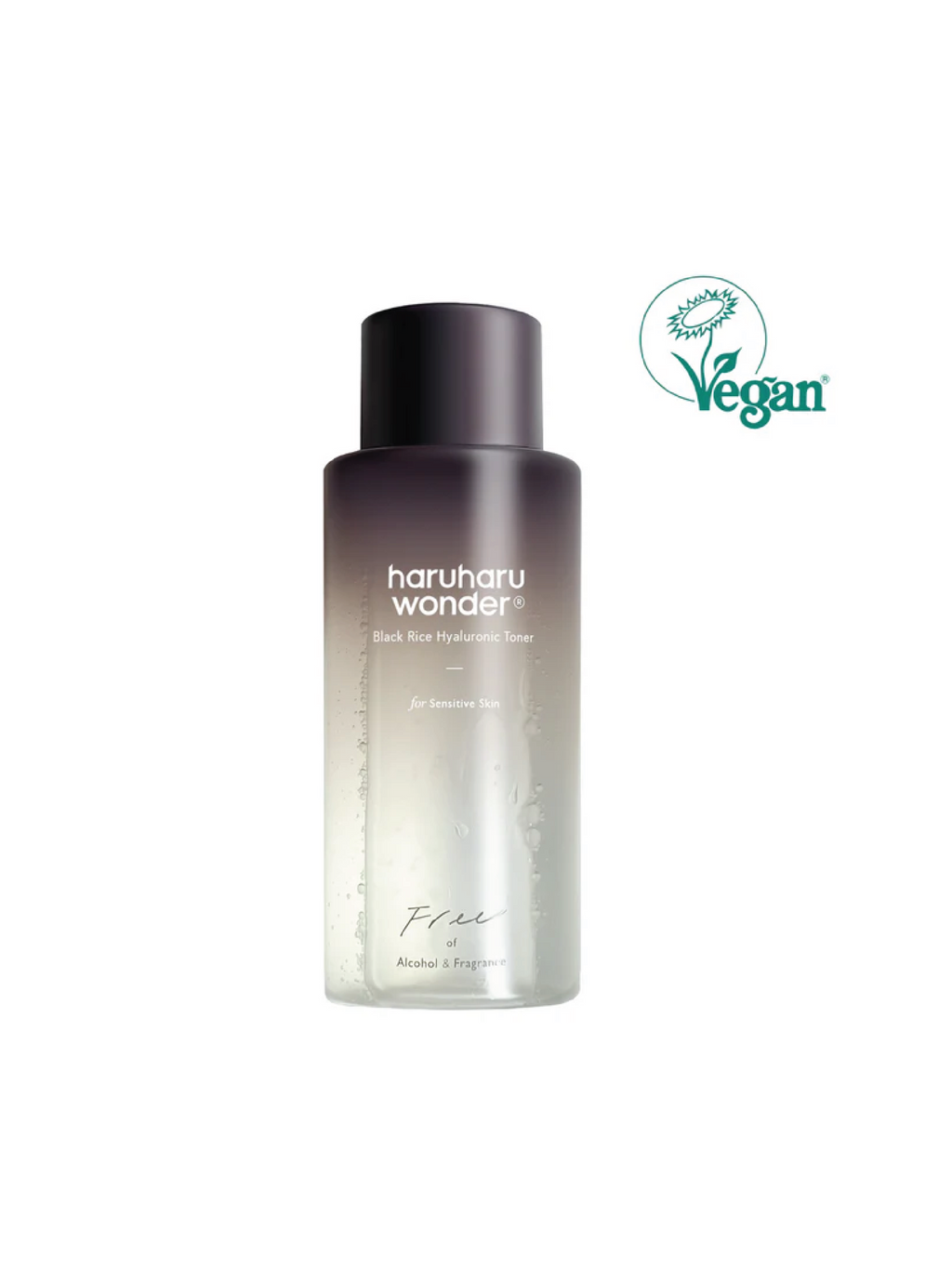 HARUHARU WONDER Tonique à l'Acide Hyaluronique et au Riz Noir Non Parfumé