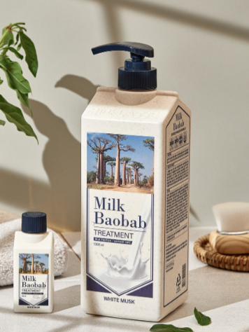 MILK BAOBAB Perfume White Musk 500ml (Shampoo/Treatment)