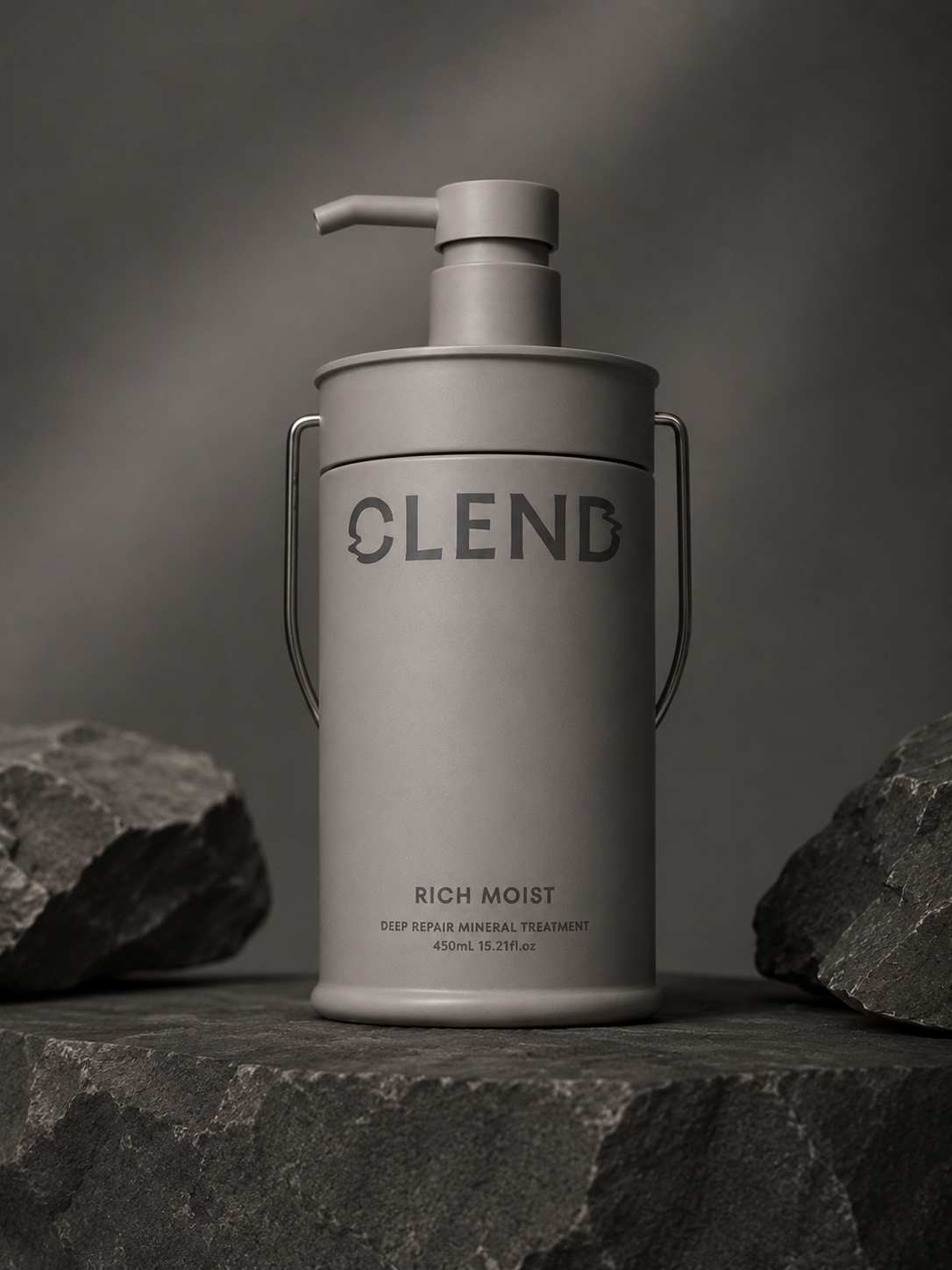 CLEND Rich Moist Deep Mineral Shampoo/Treatment 450ml