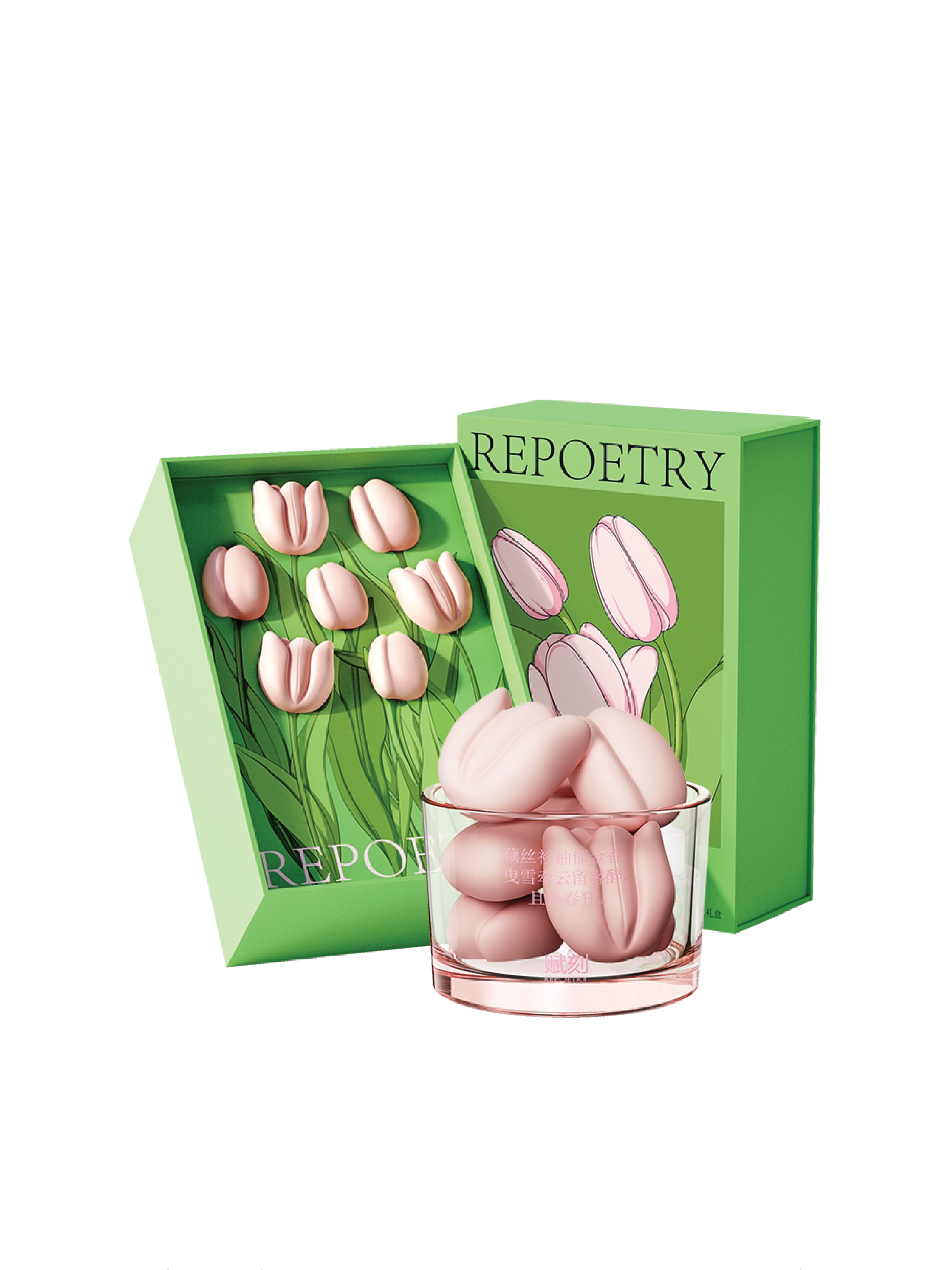 REPOETRY Coffret d'huiles essentielles parfumées Tulipe