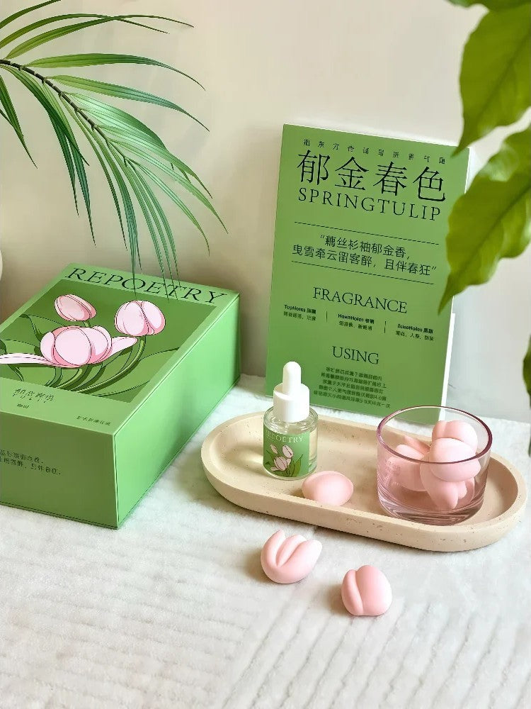 REPOETRY Coffret d'huiles essentielles parfumées Tulipe