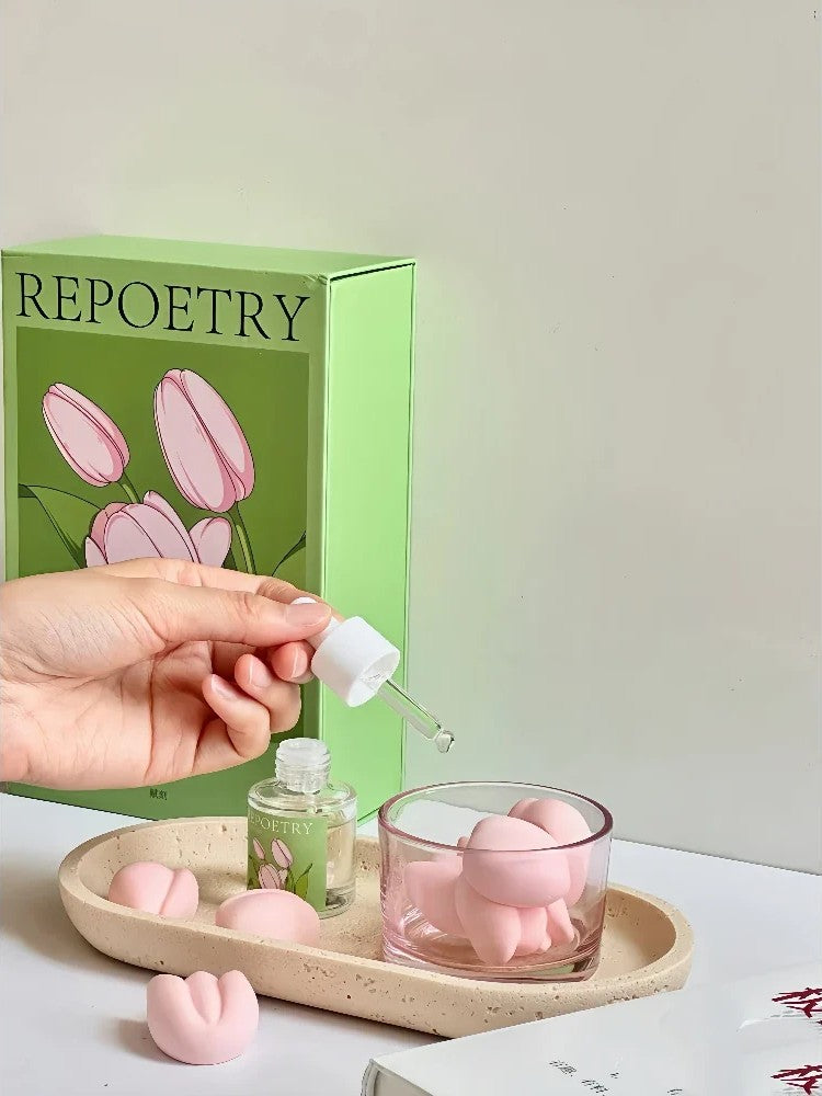 REPOETRY Coffret d'huiles essentielles parfumées Tulipe