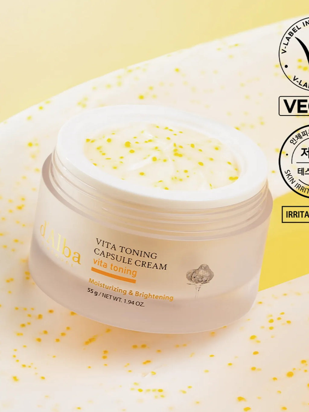 Crème capsule tonifiante D'ALBA Vita