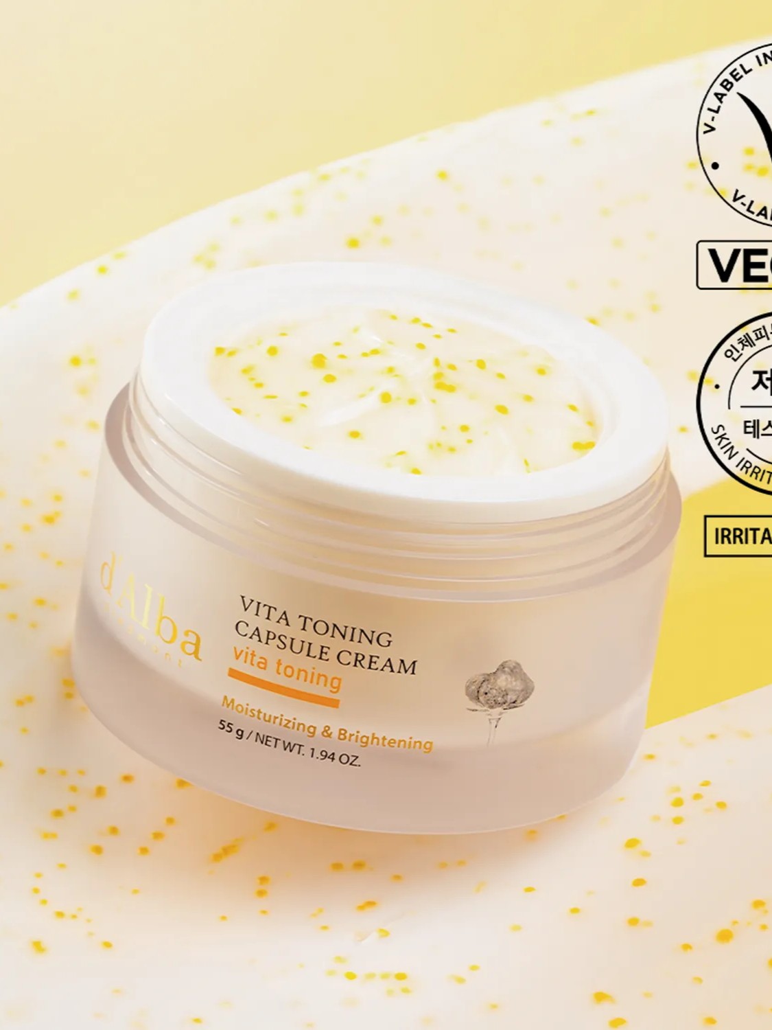 Crème capsule tonifiante D'ALBA Vita