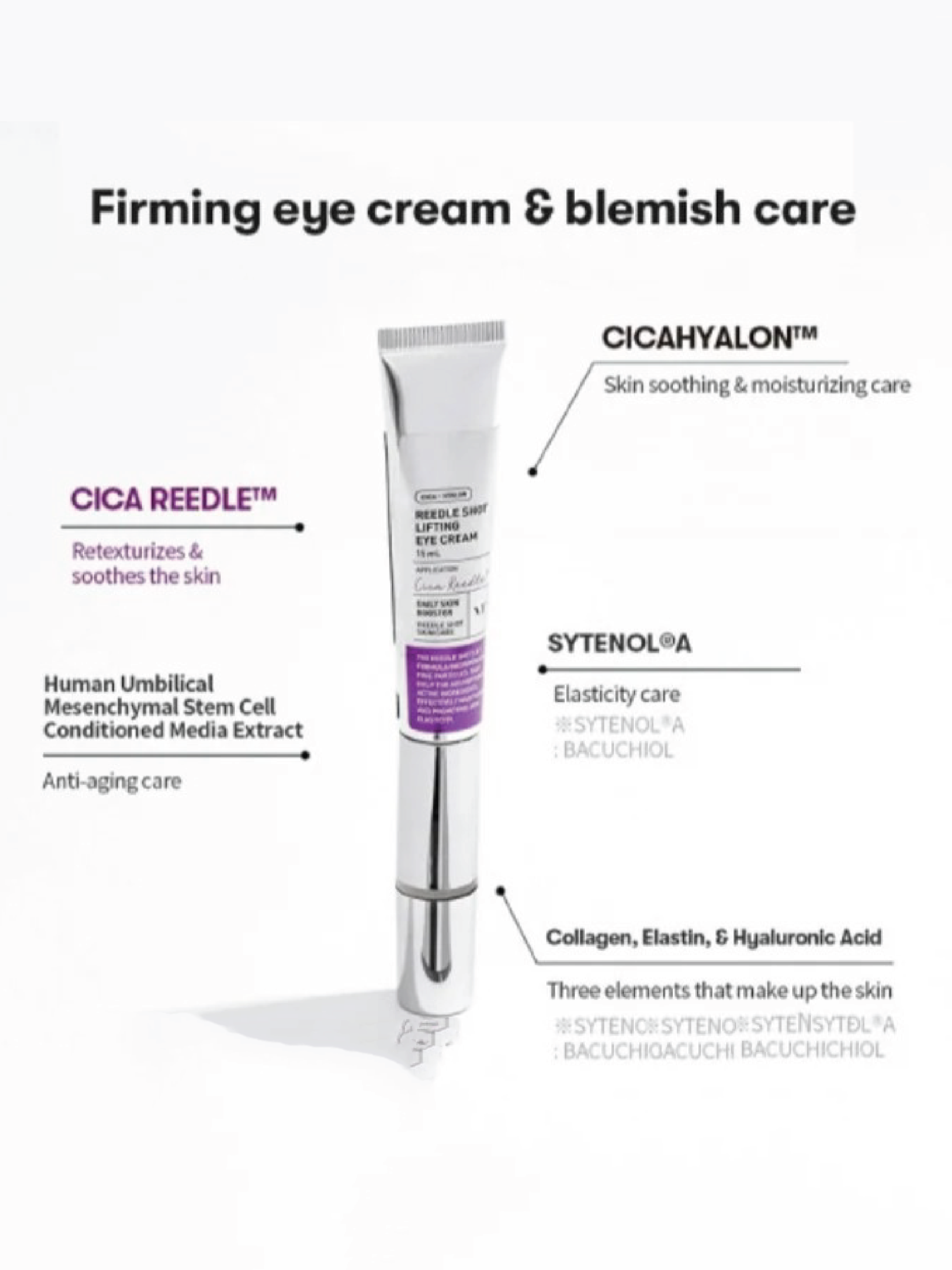 VT Cosmetics Crème Contour des Yeux Liftante Reedle Shot