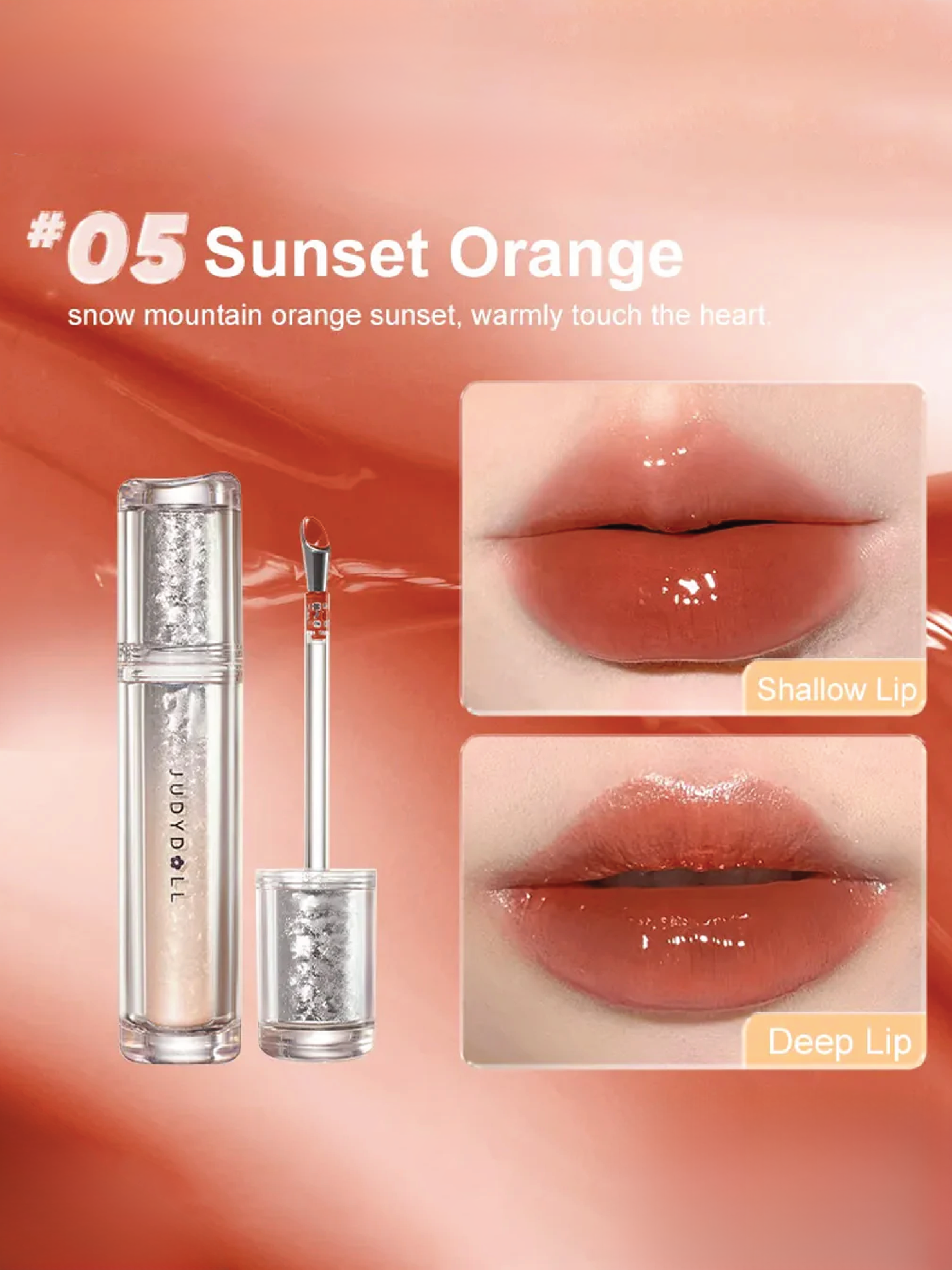 Gloss à Lèvres Lumineux JUDYDOLL (- 5 Couleurs)